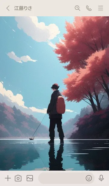 [LINE着せ替え] ゆっくり釣り dQIyの画像2