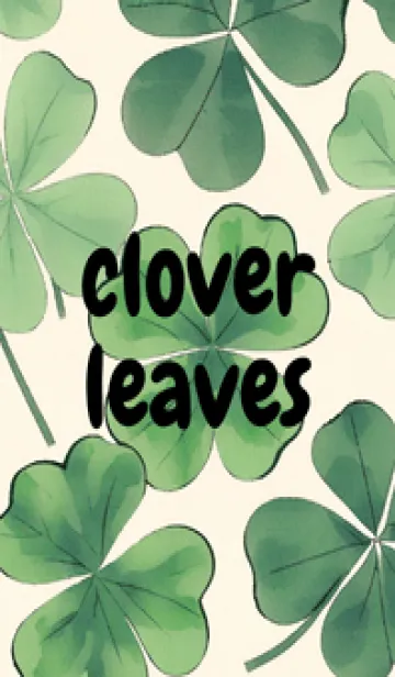 [LINE着せ替え] Four leaf clover - Luckyの画像1