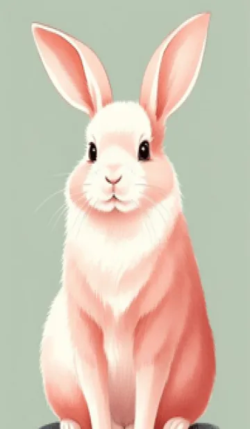 可愛いウサギ b7HJのLINE着せ替え