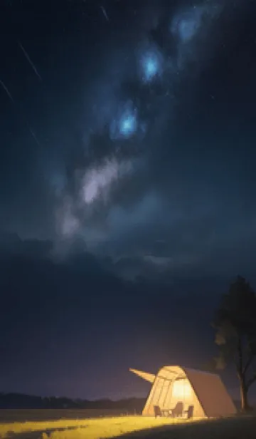 [LINE着せ替え] 山中キャンプの画像1