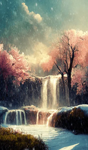 [LINE着せ替え] 優美な冬の風景の着せかえ(Winter-2749)の画像1