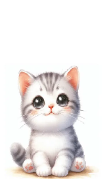 [LINE着せ替え] 仲間を求める猫たちの画像1