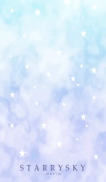 [LINE着せ替え] STARRY SKY -BLUE PURPLE- 20の画像1