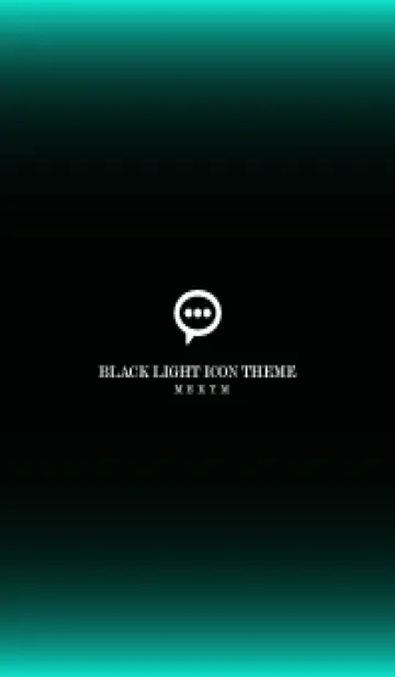 [LINE着せ替え] LIGHT ICON THEME -BLACK- 23の画像1
