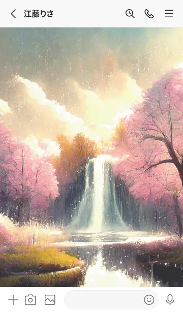 [LINE着せ替え] 優美な冬の風景の着せかえ(Winter-2753)の画像2