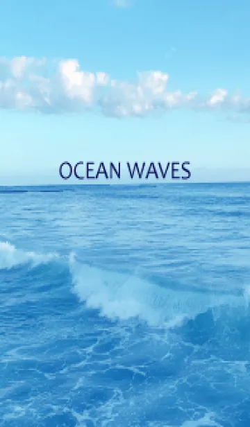 [LINE着せ替え] OCEAN WAVES HAWAII-SEA 25の画像1