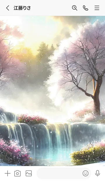 [LINE着せ替え] 優美な冬の風景の着せかえ(Winter-2758)の画像2