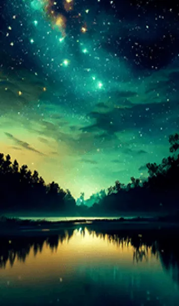 [LINE着せ替え] 穏やかな夜景の着せかえ/901の画像1