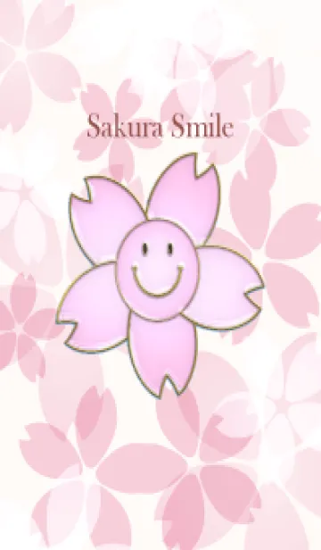 [LINE着せ替え] Sakura Smile Enamel Pin 6の画像1