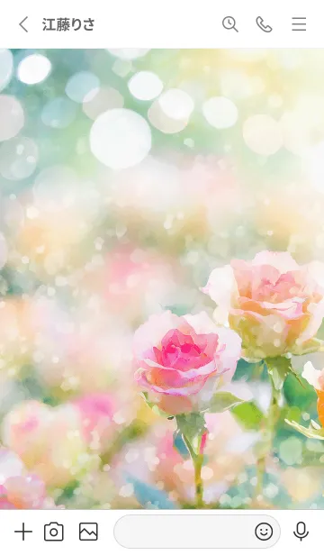 [LINE着せ替え] 薔薇(バラ)の花の着せかえ(R2815)の画像2