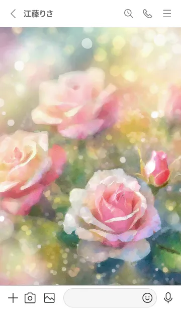 [LINE着せ替え] 薔薇(バラ)の花の着せかえ(R2812)の画像2