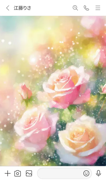 [LINE着せ替え] 薔薇(バラ)の花の着せかえ(R2808)の画像2