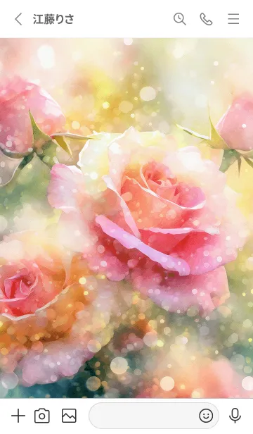 [LINE着せ替え] 薔薇(バラ)の花の着せかえ(R2820)の画像2