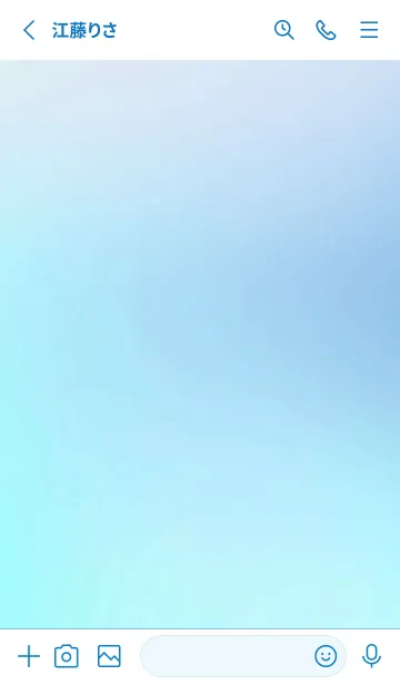 [LINE着せ替え] gradation-BLUE&WHITE-29の画像2
