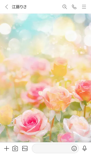 [LINE着せ替え] 薔薇(バラ)の花の着せかえ(R2821)の画像2