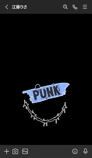 [LINE着せ替え] パンク スマイル 20の画像2