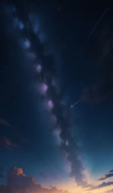 [LINE着せ替え] 夜の山 CE0qの画像1