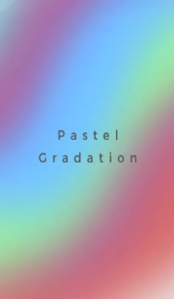 [LINE着せ替え] パステル グラデーション 21の画像1