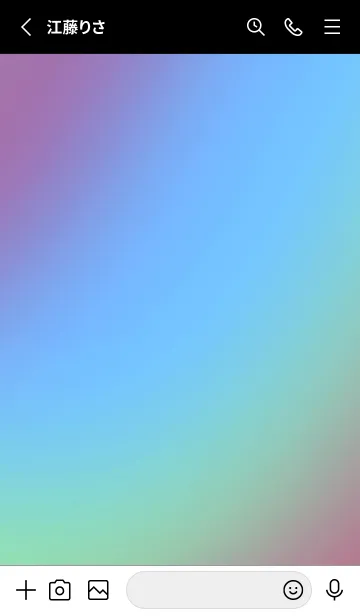 [LINE着せ替え] パステル グラデーション 21の画像2