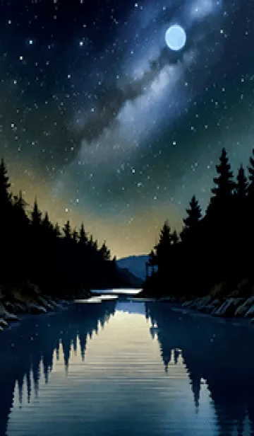 [LINE着せ替え] 穏やかな夜景の着せかえ/908の画像1