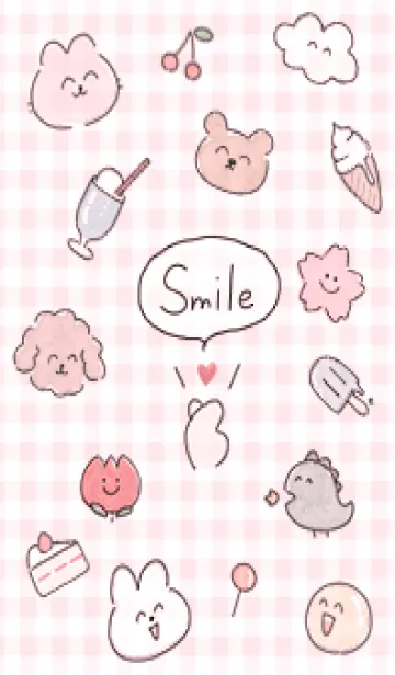 [LINE着せ替え] pink スマホ大好き10_1の画像1