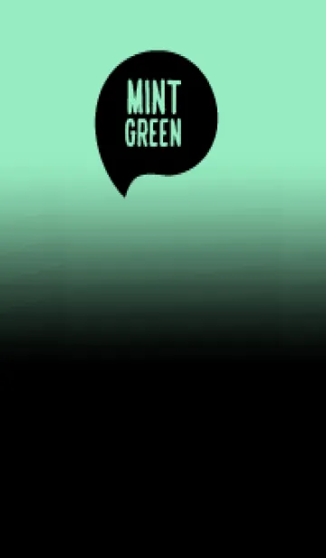 [LINE着せ替え] Black & Mint Green Theme V.7 (JP)の画像1