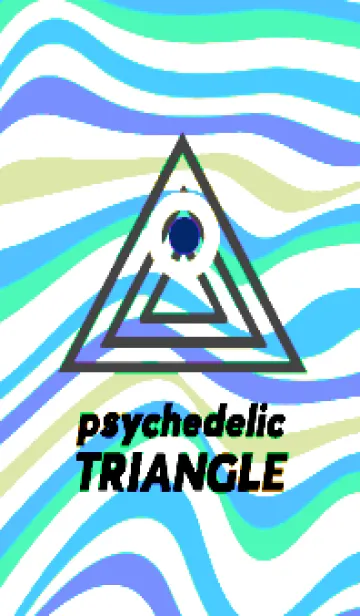 [LINE着せ替え] サイケデリック トライアングル 334の画像1