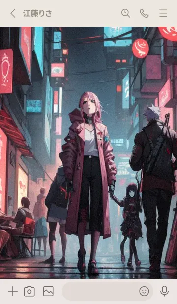 [LINE着せ替え] かわいい日 QOKzwの画像2