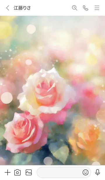 [LINE着せ替え] 薔薇(バラ)の花の着せかえ(R2831)の画像2