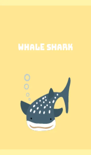 [LINE着せ替え] ジンベエザメ 薄い黄色の画像1