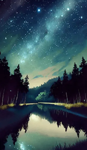 [LINE着せ替え] 穏やかな夜景の着せかえ/921の画像1