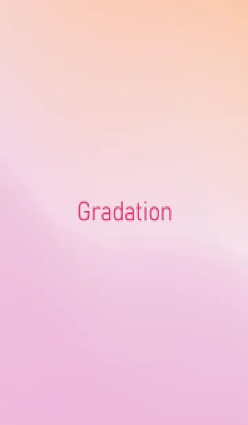 [LINE着せ替え] gradation-ORANGE&PINK-33の画像1