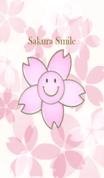 [LINE着せ替え] Sakura Smile Enamel Pin 9の画像1