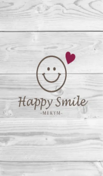 [LINE着せ替え] HAPPY SMILE HEART - MEKYM 34の画像1