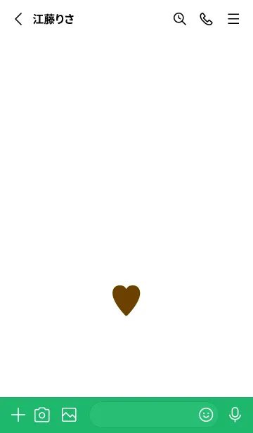 [LINE着せ替え] しんぷるはーと 4の画像2