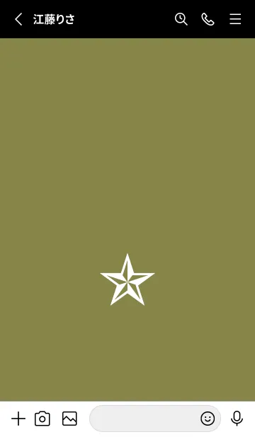 [LINE着せ替え] シンプル ロック スター _119の画像2