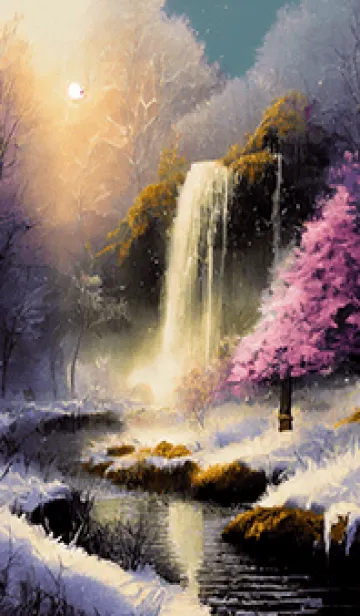 [LINE着せ替え] 優美な冬の風景の着せかえ(Winter-2784)の画像1