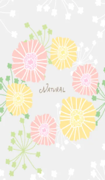 [LINE着せ替え] 花と可愛い葉20の画像1