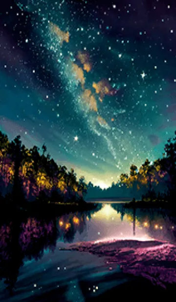 [LINE着せ替え] 穏やかな夜景の着せかえ/928の画像1