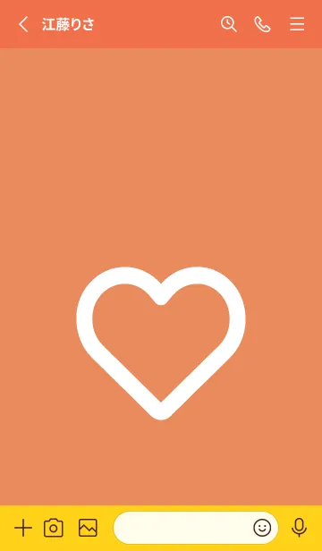 [LINE着せ替え] ハート アイコン 80の画像2