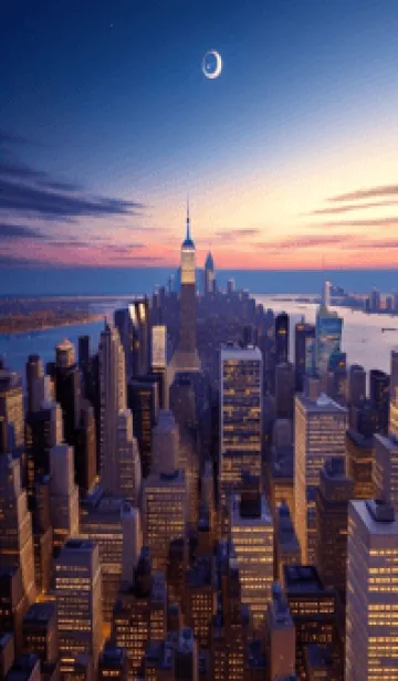 [LINE着せ替え] 都市の夜景 xf84の画像1