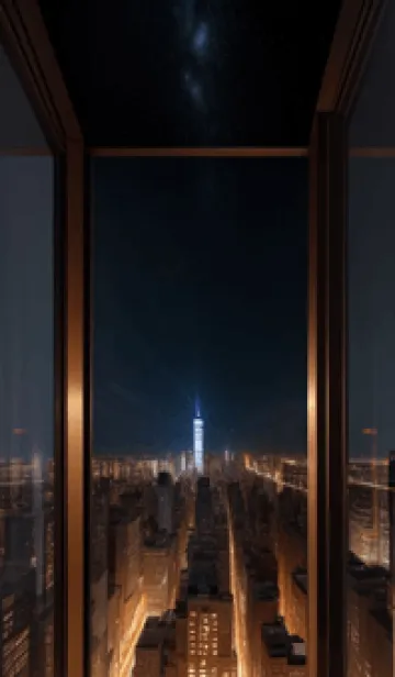 [LINE着せ替え] 都市の夜景 KLqQの画像1