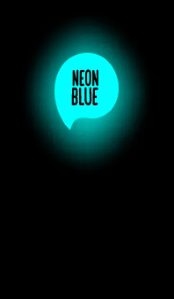 [LINE着せ替え] Neon Blue Light Theme V7 (JP)の画像1
