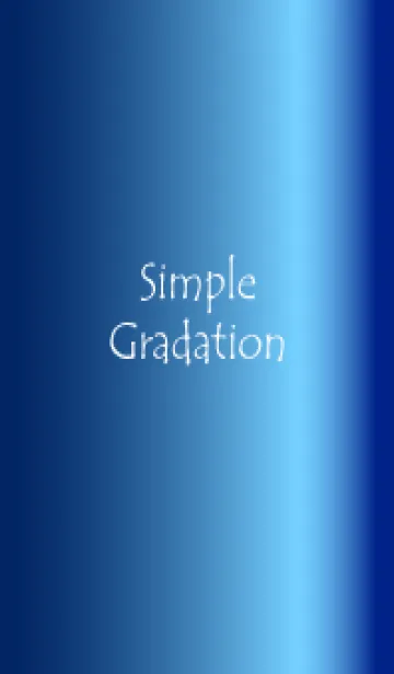 [LINE着せ替え] Simple Gradation -GlossyBlue 26-の画像1
