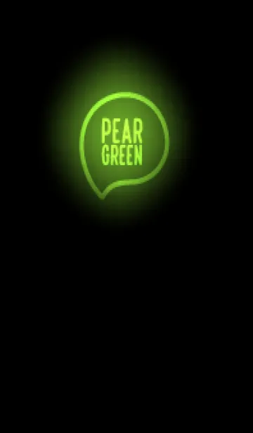 [LINE着せ替え] Pear Green Neon Theme V7 (JP)の画像1