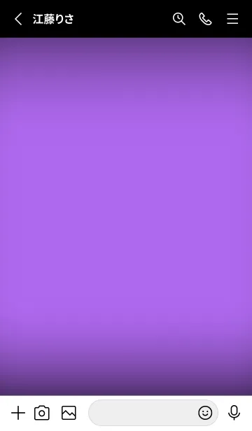 [LINE着せ替え] Orchid Purple  Neon  Theme V7 (JP)の画像2