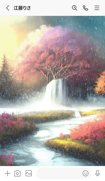 [LINE着せ替え] 優美な冬の風景の着せかえ(Winter-2789)の画像2