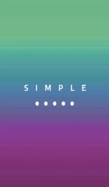 [LINE着せ替え] シンプル ミニドット グラデーション 42の画像1