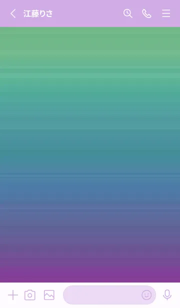 [LINE着せ替え] シンプル ミニドット グラデーション 42の画像2