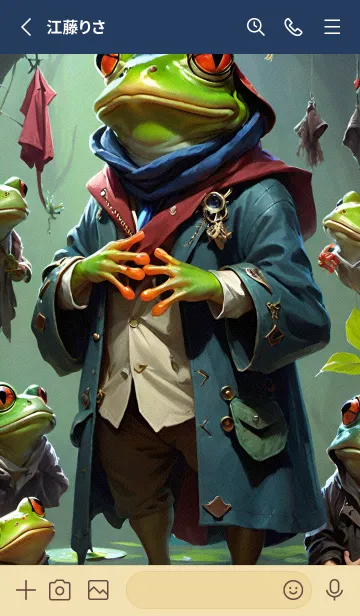 [LINE着せ替え] かわいい日 qsNUDの画像2